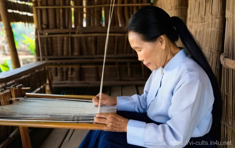 이단 연구 기관의 역할 - **Cultural Preservation through Traditional Craftsmanship**
    An elderly Vietnamese woman, with ki...